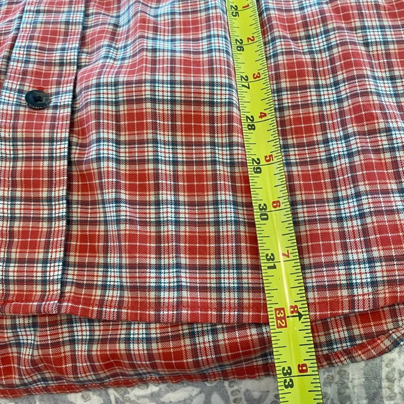 Bob Timberlake Men’s Long Sleeve Button Down Shirt. XLT Orange & White plaid - Picture 10 of 10